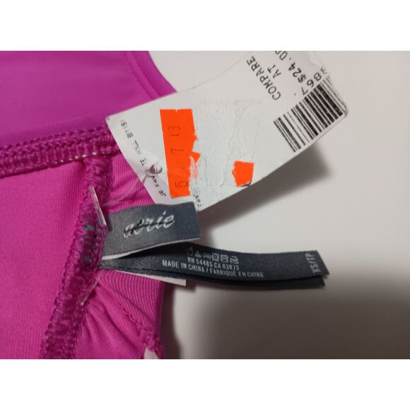 AERIE, Pink Swimsuit Top with Crochet back, Size XS (NWT) (TOP ONLY) - Picture 4 of 4